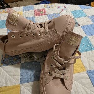 Converse Pink High-Top Sneakers